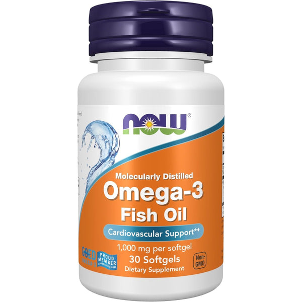 Now Foods Omega-3 1000 mg 180 EPA / 120 DHA 30 Softgels