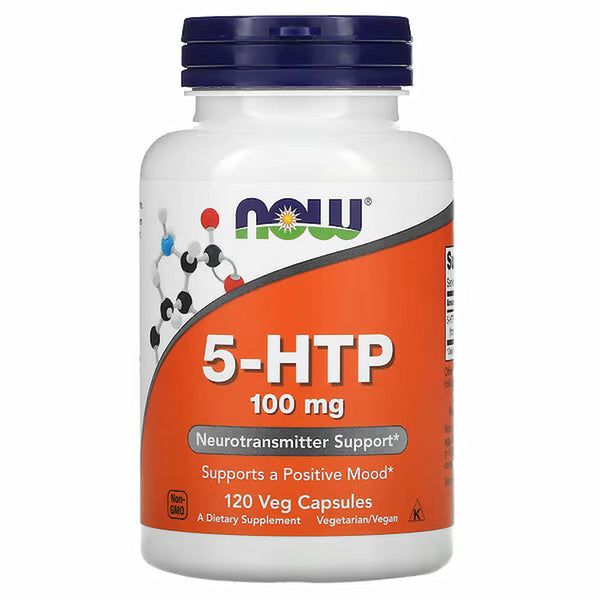NOW Foods 5-HTP 100mg 120 Veg Capsules